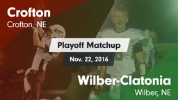 Matchup: Crofton  vs. Wilber-Clatonia  2016
