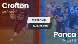 Matchup: Crofton  vs. Ponca  2017
