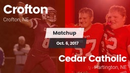 Matchup: Crofton  vs. Cedar Catholic  2017