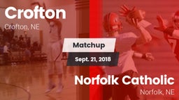 Matchup: Crofton  vs. Norfolk Catholic  2018