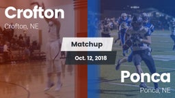 Matchup: Crofton  vs. Ponca  2018