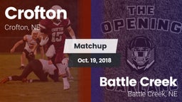 Matchup: Crofton  vs. Battle Creek  2018