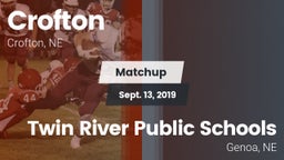 Matchup: Crofton  vs. Twin River Public Schools 2019