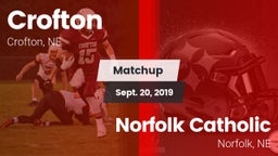 Matchup: Crofton  vs. Norfolk Catholic  2019
