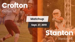 Matchup: Crofton  vs. Stanton  2019
