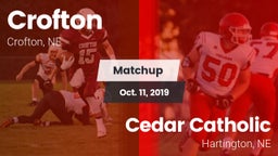 Matchup: Crofton  vs. Cedar Catholic  2019