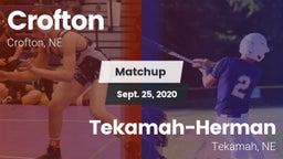 Matchup: Crofton  vs. Tekamah-Herman  2020