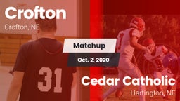 Matchup: Crofton  vs. Cedar Catholic  2020