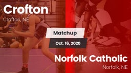 Matchup: Crofton  vs. Norfolk Catholic  2020