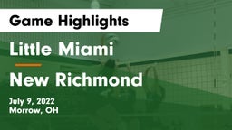 Little Miami  vs New Richmond Game Highlights - July 9, 2022