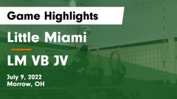 Little Miami  vs LM VB JV Game Highlights - July 9, 2022