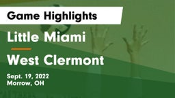 Little Miami  vs West Clermont  Game Highlights - Sept. 19, 2022