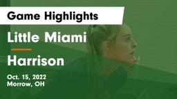 Little Miami  vs Harrison  Game Highlights - Oct. 15, 2022