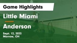 Little Miami  vs Anderson  Game Highlights - Sept. 12, 2023