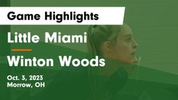 Little Miami  vs Winton Woods  Game Highlights - Oct. 3, 2023