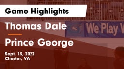Thomas Dale  vs Prince George Game Highlights - Sept. 13, 2022