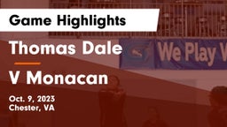 Thomas Dale  vs V Monacan Game Highlights - Oct. 9, 2023
