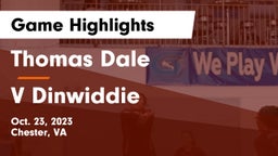 Thomas Dale  vs V Dinwiddie Game Highlights - Oct. 23, 2023