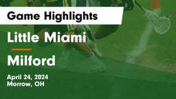 Little Miami  vs Milford  Game Highlights - April 24, 2024