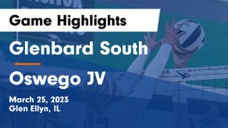 Glenbard South  vs Oswego JV Game Highlights - March 25, 2023