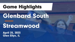 Glenbard South  vs Streamwood  Game Highlights - April 25, 2023