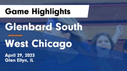 Glenbard South  vs West Chicago Game Highlights - April 29, 2023