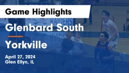 Glenbard South  vs Yorkville  Game Highlights - April 27, 2024