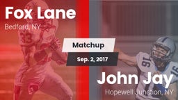 Matchup: Fox Lane  vs. John Jay  2017