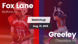 Matchup: Fox Lane  vs. Greeley  2018