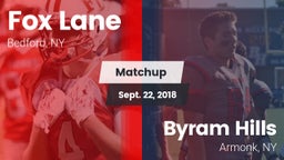 Matchup: Fox Lane  vs. Byram Hills  2018
