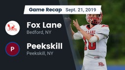 Recap: Fox Lane  vs. Peekskill  2019