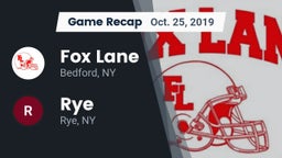 Recap: Fox Lane  vs. Rye  2019