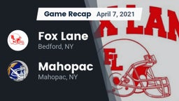 Recap: Fox Lane  vs. Mahopac  2021