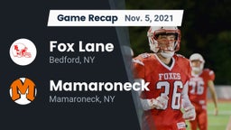 Recap: Fox Lane  vs. Mamaroneck  2021