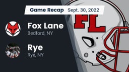 Recap: Fox Lane  vs. Rye  2022