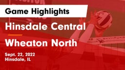 Hinsdale Central  vs Wheaton North  Game Highlights - Sept. 22, 2022