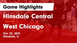 Hinsdale Central  vs West Chicago  Game Highlights - Oct. 25, 2022