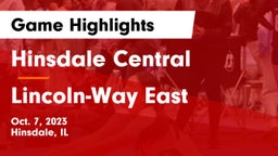 Hinsdale Central  vs Lincoln-Way East  Game Highlights - Oct. 7, 2023