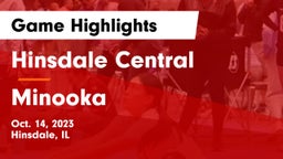 Hinsdale Central  vs Minooka  Game Highlights - Oct. 14, 2023
