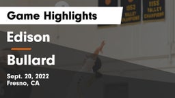 Edison  vs Bullard  Game Highlights - Sept. 20, 2022