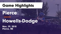 Pierce  vs Howells-Dodge  Game Highlights - Nov. 29, 2018
