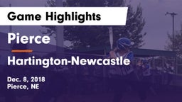 Pierce  vs Hartington-Newcastle  Game Highlights - Dec. 8, 2018