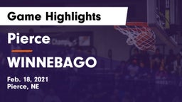 Pierce  vs WINNEBAGO Game Highlights - Feb. 18, 2021