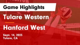 Tulare Western  vs Hanford West  Game Highlights - Sept. 14, 2023