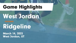 West Jordan  vs Ridgeline  Game Highlights - March 14, 2023