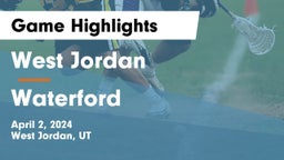 West Jordan  vs Waterford  Game Highlights - April 2, 2024