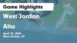 West Jordan  vs Alta  Game Highlights - April 24, 2024