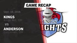 Recap: Kings  vs. Anderson  2016