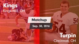 Matchup: Kings  vs. Turpin  2016