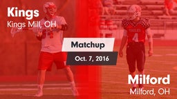 Matchup: Kings  vs. Milford  2016